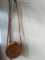 Leuk bamboe tasje, Sieraden, Tassen en Uiterlijk, Tassen | Damestassen, Ophalen of Verzenden, Zo goed als nieuw, Bruin, Schoudertasje