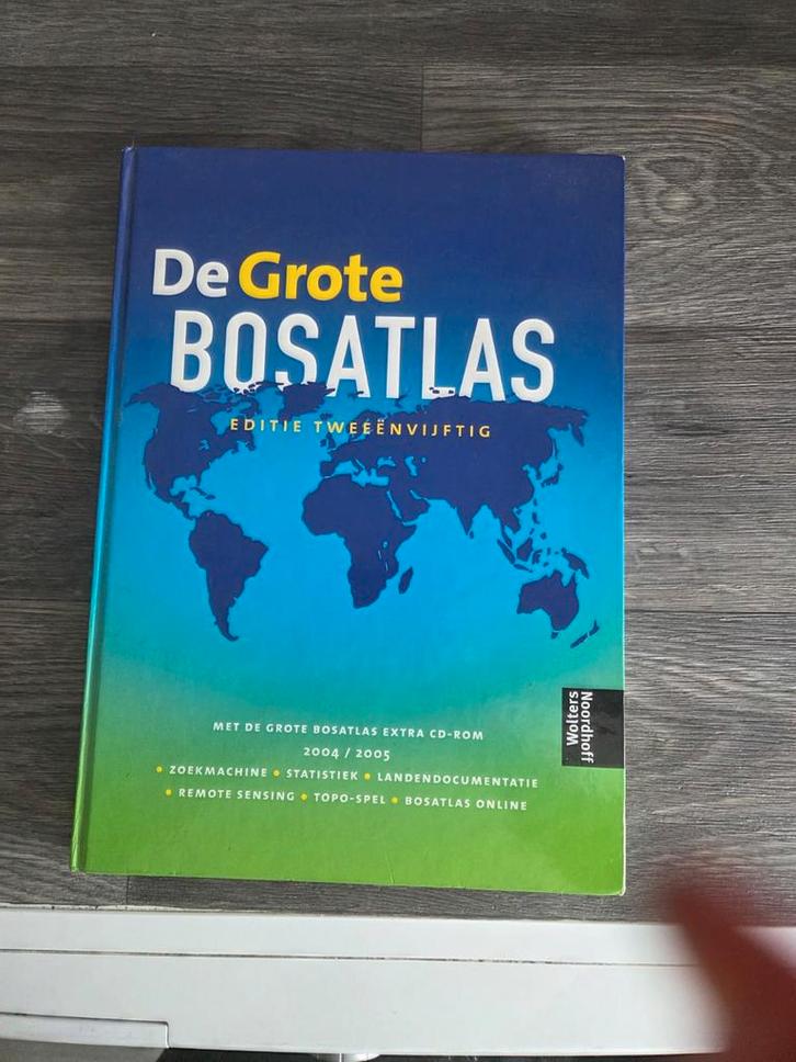 De Grote bosatlas, Boeken, Atlassen en Landkaarten, Zo goed als nieuw, Bosatlas, Wereld, 2000 tot heden, Ophalen of Verzenden