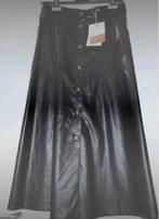 Vegan leather rok la fee Maraboutee 38, Maat 38/40 (M), Verzenden, Zwart, Nieuw