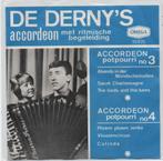 De Derny's- Accordeon No. 3, Verzenden, Zo goed als nieuw, 12 inch, Levenslied of Smartlap