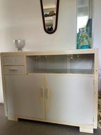 Brocante dressoir met lades en vitrine, Huis en Inrichting, Kasten | Dressoirs, 25 tot 50 cm, 100 tot 150 cm, Gebruikt, Ophalen of Verzenden