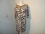 Marccain animal print jurk soepel vallende stof natuurlijk38, Kleding | Dames, Maat 38/40 (M), Overige kleuren, Verzenden, Zo goed als nieuw