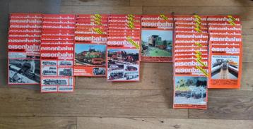 Eisenbahn Magazin diverse nummers 1973-1989 beschikbaar voor biedingen
