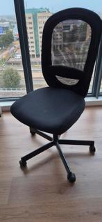Ikea Flintan zwart bureau stoel., Ophalen, Gebruikt, Zwart