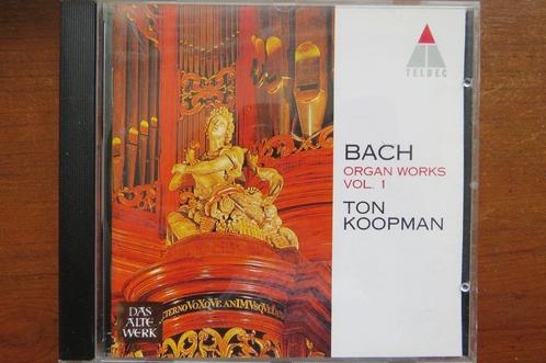 Cd orgel: Bach organ works deel 1, Ton Koopman, Maassluis, Cd's en Dvd's, Cd's | Klassiek, Zo goed als nieuw, Overige typen, Barok