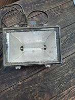 Bouwlamp met steigerklem, Doe-het-zelf en Verbouw, Bouwverlichting, Ophalen, Gebruikt, 500 watt of meer, Lamp