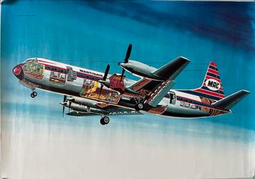 Martinair Lockheed Electra affiche 1969 Thijs Postma beschikbaar voor biedingen