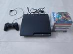 PlayStation 3 met controller en 10 spellen, Ophalen of Verzenden, Gebruikt, Met 1 controller