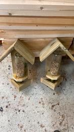 Fles houder voor vogels, Tuin en Terras, Vogelhuisjes en Vogelbaden, Ophalen, Zo goed als nieuw