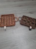 Riviera maison rattan eiermandje en onderzetter, Ophalen, Zo goed als nieuw
