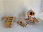 Knaagdier speelgoed tunnels huisjes plateaus trapjes hamster, Gebruikt, Ophalen of Verzenden, Speelgoed
