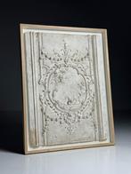 Gips ingelijst plafond of muur ornament, Ophalen of Verzenden