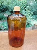 Vintage Bruine Apothekersfles met Dop, Ophalen
