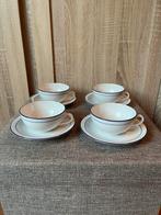 Seltmann Weiden Bavaria Kop en Schotel Set (4), Huis en Inrichting, Keuken | Servies, Gebruikt, Ophalen of Verzenden, Effen, Kop(pen) en/of Schotel(s)