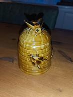 Vintage honingpot in de vorm van een bijenkorf, Ophalen of Verzenden, Gebruikt