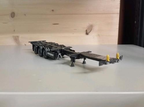 Container chassis Sneepels Tekno B-keus, Hobby en Vrije tijd, Modelauto's | 1:50, Gebruikt, Bus of Vrachtwagen, Tekno, Ophalen of Verzenden