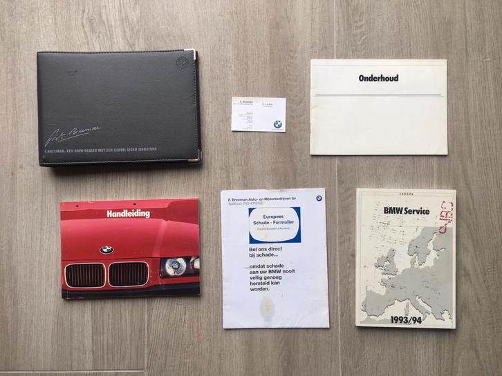 Handleiding BMW 3 Serie E36 1993 in boordmap, Auto diversen, Handleidingen en Instructieboekjes, Ophalen of Verzenden