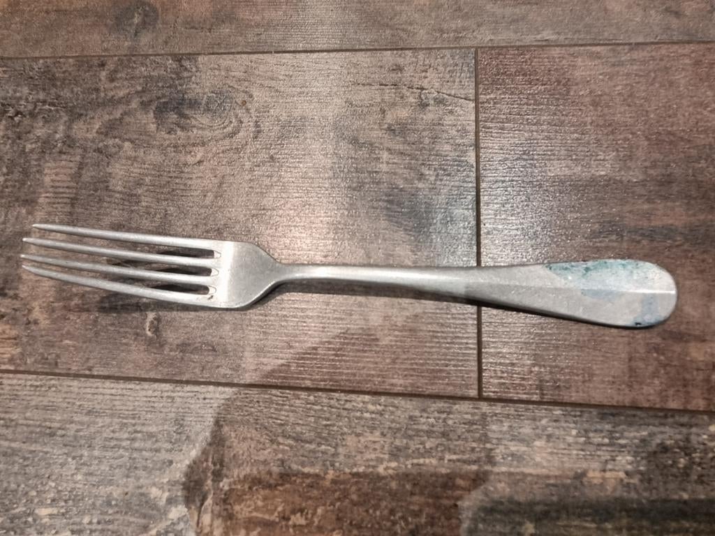 Duits WOII bestek vork RAD (2), Verzamelen, Militaria | Tweede Wereldoorlog, Ophalen of Verzenden, Duitsland