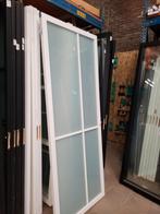 93x231,5cm binnendeur stomp Staal look wit mat glas SK40, Ophalen, Zevenaar, 80 tot 100 cm, 215 cm of meer