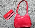 Rode schoudertas+beurs Nieuw, Ophalen of Verzenden, Nieuw, Rood, Schoudertasje