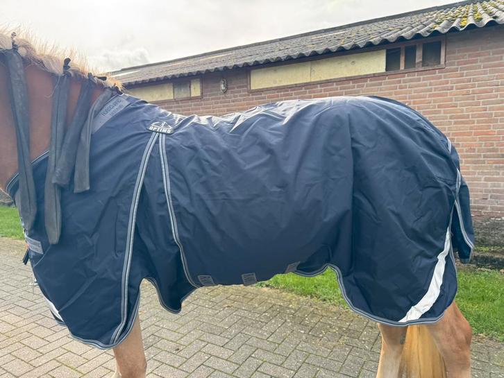 Rambo optimo turnout plus, Dieren en Toebehoren, Paarden en Pony's | Dekens en Dekjes, Zo goed als nieuw, Ophalen of Verzenden