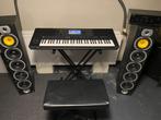 Yamaha PSR SX 700 met standaard en zitje, Ophalen, 61 toetsen, Aanslaggevoelig, Yamaha