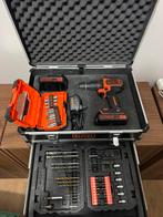 Black&Decker Accu Klopboormachine BDCHD18 - Complete Set, Doe-het-zelf en Verbouw, Gebruikt, Ophalen of Verzenden, Boor- en Schroefmachine