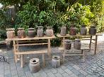 Oude grote Nepal kruiken - potten, Overige materialen, Gebruikt, Overige kleuren, Ophalen of Verzenden