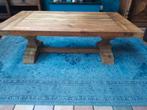 Teakhouten klooster salontafel, Ophalen, Gebruikt, 50 tot 100 cm, 50 tot 100 cm