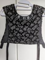 Kraplap zwart fluweel Staphorster klederdracht, Antiek en Kunst, Antiek | Kleding en Accessoires, Ophalen of Verzenden