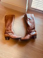 Laarsen maat 40 cognac kleur, Kleding | Dames, Schoenen, Ophalen of Verzenden, Zo goed als nieuw, Bruin, Hoge laarzen
