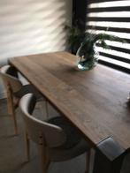 Stoere eettafel, Huis en Inrichting, Tafels | Eettafels, Ophalen of Verzenden, Gebruikt, Rechthoekig, 100 tot 150 cm