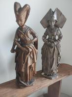 2 gipsen kerkbeeldjes, Antiek en Kunst, Ophalen