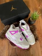Air Jordan 4 “Hyper Violet” | Wit/Paars | Maat 38,5 | Nieuw, Nike Air Jordan, Wit, Nieuw, Ophalen of Verzenden