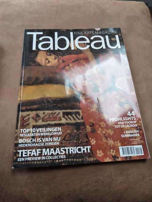 Tableau Fine Arts Magazine - 2016, Boeken, Tijdschriften en Kranten, Gelezen, Glossy, Ophalen of Verzenden