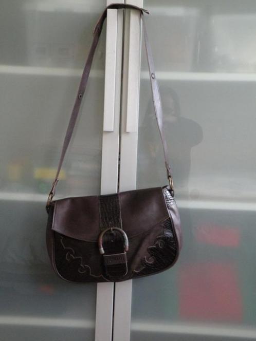 Bruine tas van Vic Matie leer met suede, Sieraden, Tassen en Uiterlijk, Tassen | Damestassen, Zo goed als nieuw, Schoudertasje