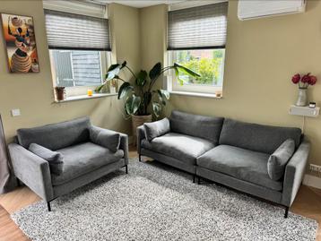 Zuiver Summer 3-zitsbank en loveseat - Antraciet beschikbaar voor biedingen