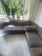 Bruine bank, Huis en Inrichting, Ophalen, Zo goed als nieuw
