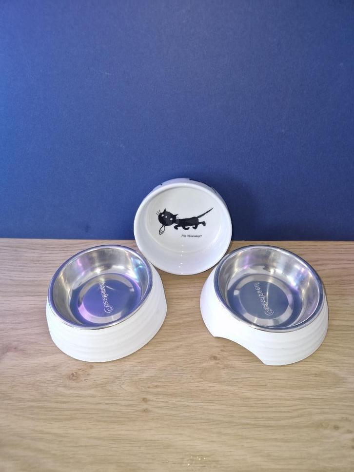 kat eetbakjes poes zgan  beeztees fiep westendorp, Dieren en Toebehoren, Katten-accessoires, Zo goed als nieuw, Ophalen of Verzenden