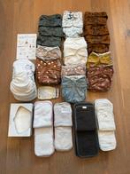 Groot pakket wasbare luiers en toebehoren, Ophalen of Verzenden, Zo goed als nieuw, One size