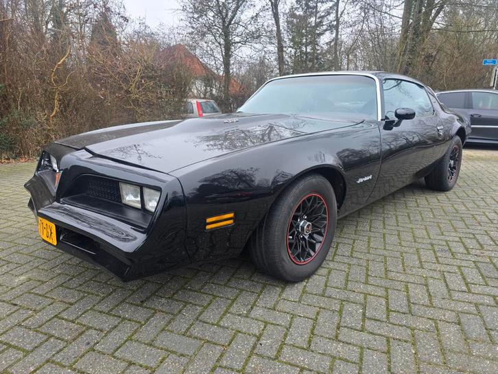 Pontiac Firebird 1978 6.6L V8 / 360PK / Flowmasters, Auto's, Pontiac, Particulier, Firebird, Lederen bekleding, Lichtmetalen velgen