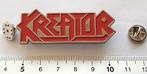 Kreator leuke nieuwe shaped logo pin badge speld n6 metal, Verzenden, Nieuw, Overige typen