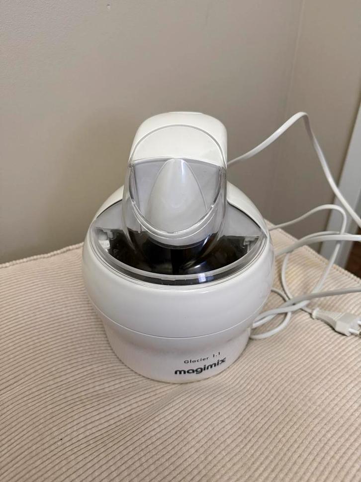 Magimix ijsmachine 1.1L - Zo goed als nieuw, Witgoed en Apparatuur, IJsmachines, Zo goed als nieuw, Ophalen