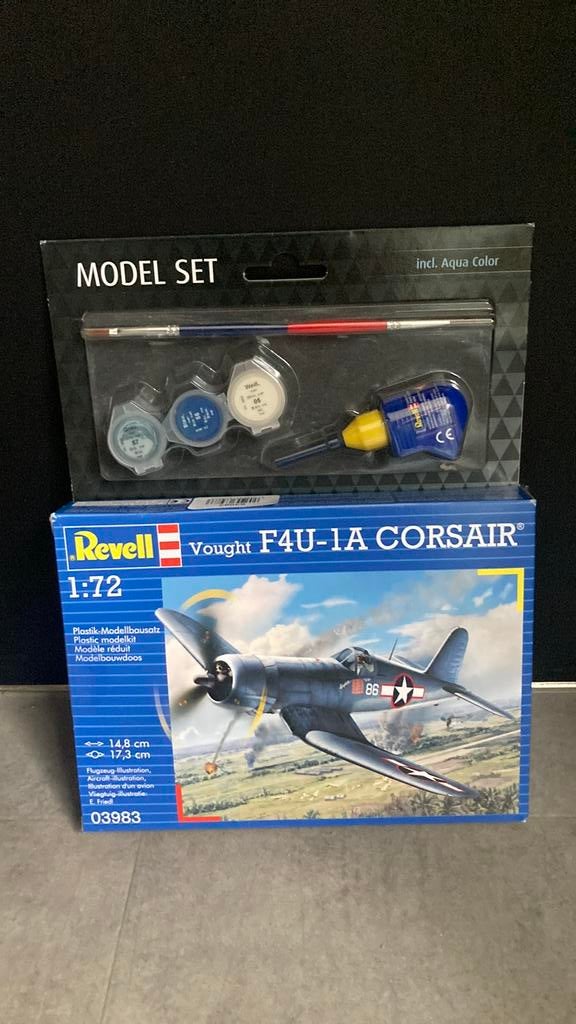 Revell F4U-1A Corsair bouwkit, 1:72 tot 1:144, Revell, Nieuw, Ophalen of Verzenden
