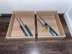 2x Komplement lade, eiken, 50x58 cm, Ophalen, 50 tot 100 cm, Zo goed als nieuw, Minder dan 100 cm