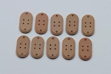 Marklin HO 7251 - Brugpijler oplegplaat 3 mm. 10 stuks beschikbaar voor biedingen