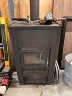 Houtkachel met warmtewisselaar, Ophalen, Gebruikt, Houtkachel, Vrijstaand