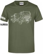 Defensie legershirt met de Terberg F1150, Verzamelen, Ophalen of Verzenden, Landmacht, Nederland, Kleding of Schoenen