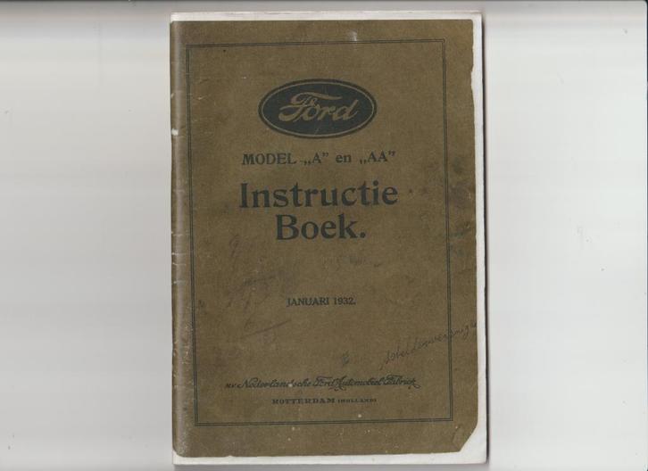 A-FORD Journaals   /Instruktieboekje A-Ford, Auto diversen, Handleidingen en Instructieboekjes, Ophalen of Verzenden