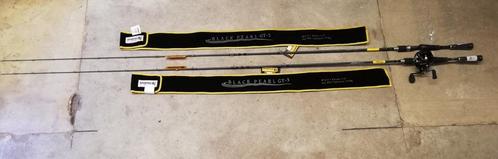 Sportex black pearl BP 2111 baitcast 210 7ft 13-29g +reel, Watersport en Boten, Hengelsport | Roofvissen, Nieuw, Werphengel, Ophalen